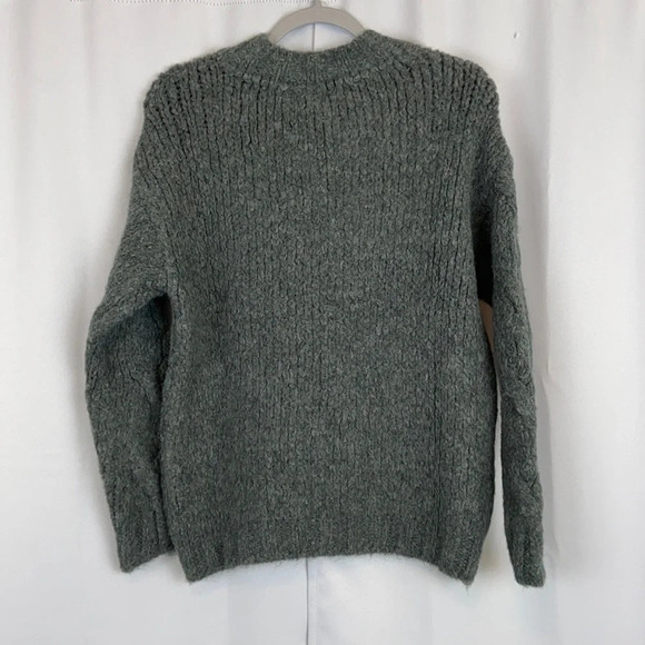 NWT Urban Outfitters Cable Knit Wool‎ Blend Crew Neck Sweater - Picture 4 of 10
